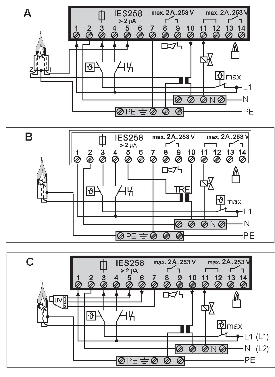 ies258自动烧嘴控制器